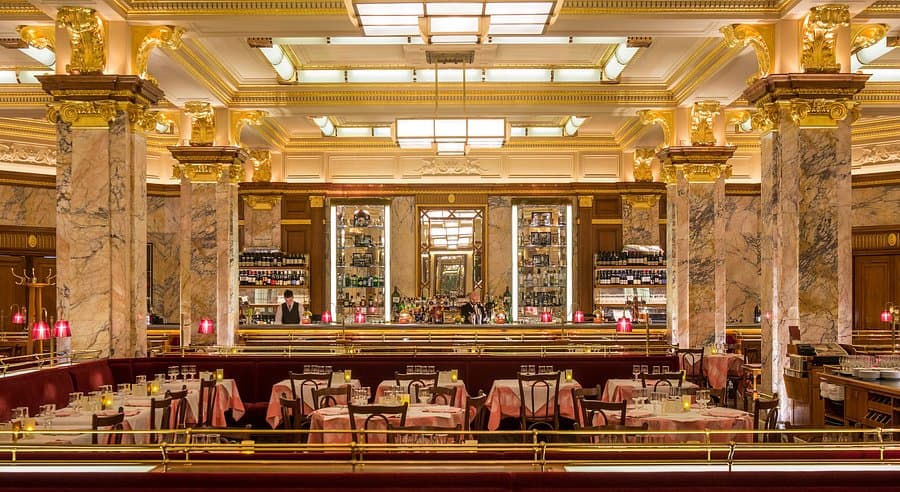 Brasserie Zédel restaurant in Soho, London