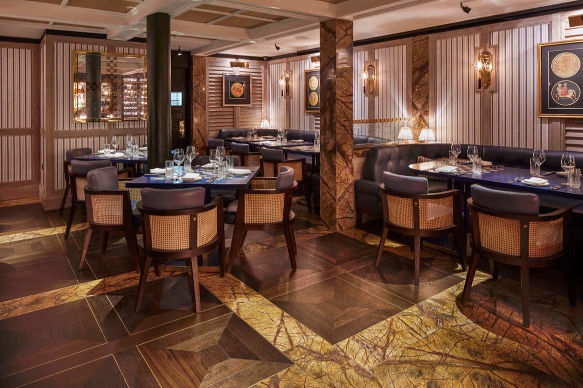 Jamavar restaurant in Mayfair, London