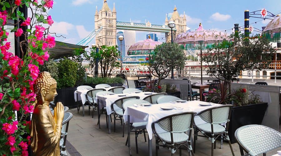 Sticky Mango restaurant in Tower Bridge, London