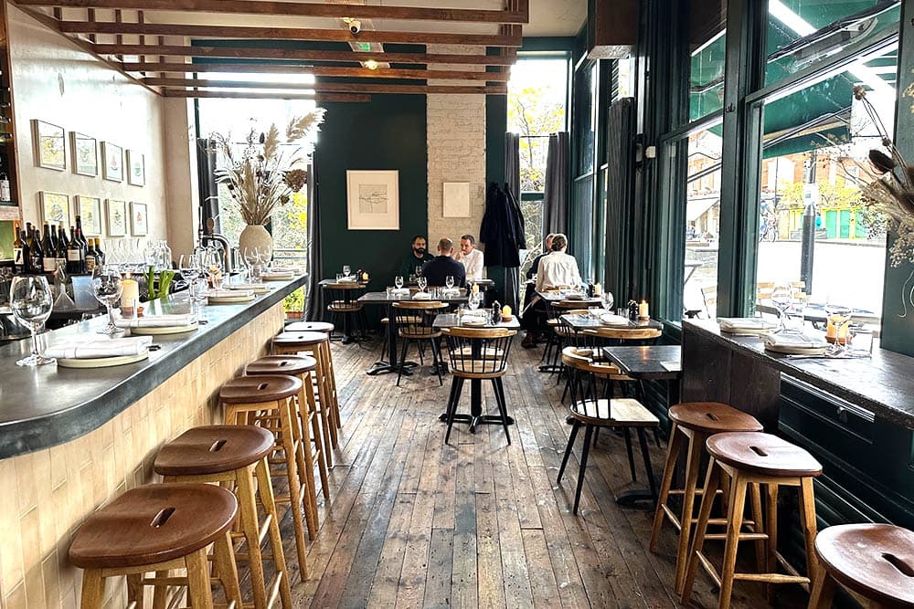 Sune restaurant in Hackney, London