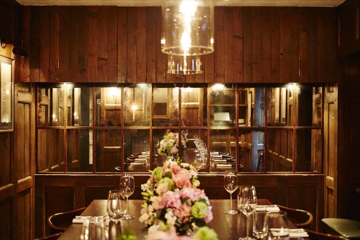 Trishna restaurant in Marylebone, London
