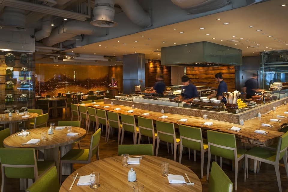 Roka Charlotte Street restaurant in Fitzrovia, London