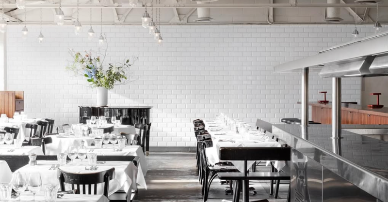 Bistrotheque restaurant in Bethnal Green, London