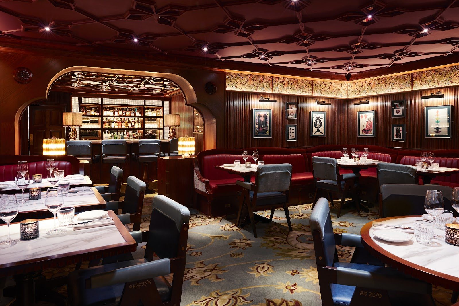 Gymkhana restaurant in Mayfair, London