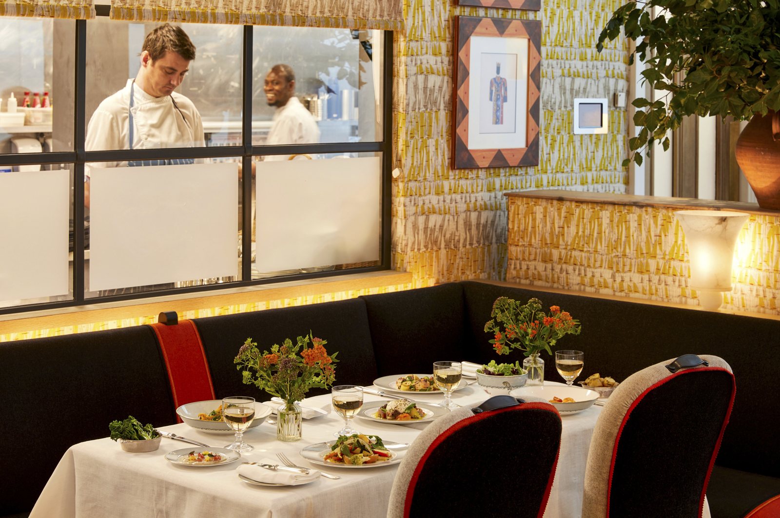 Ham Yard restaurant in Soho, London