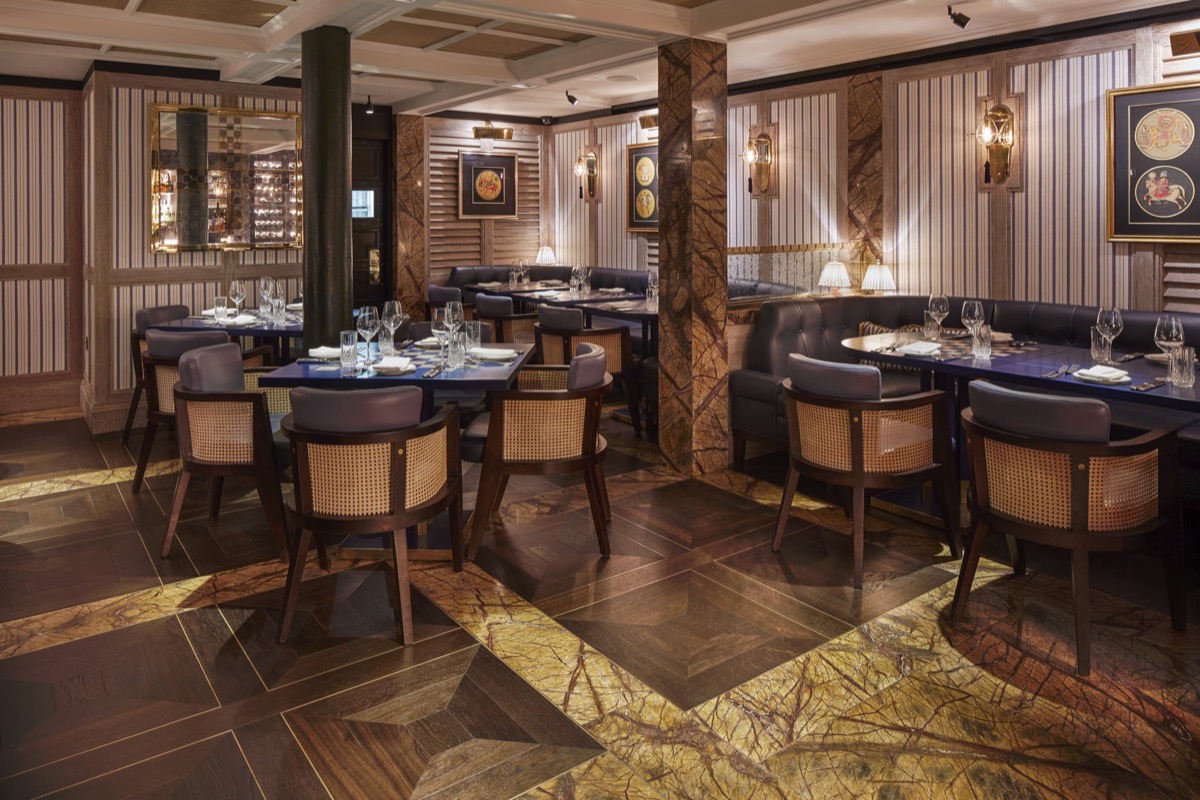 Jamavar restaurant in Mayfair, London