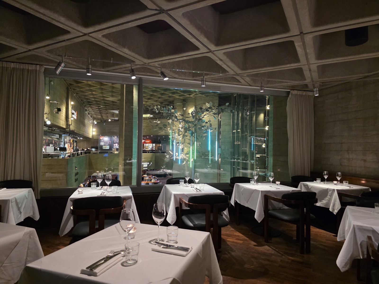 Lasdun restaurant in South Bank, London