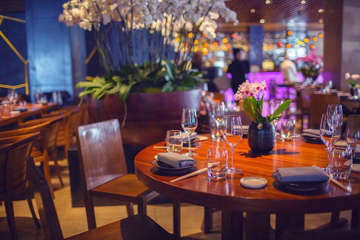 Novikov restaurant in Mayfair, London