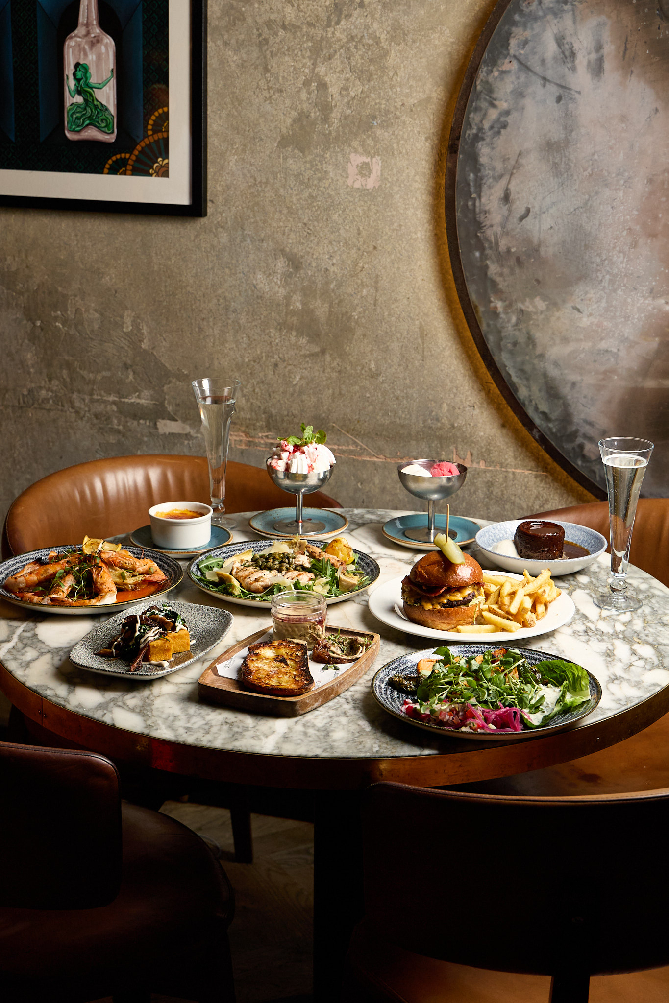 Old Compton Brasserie restaurant in Soho, London