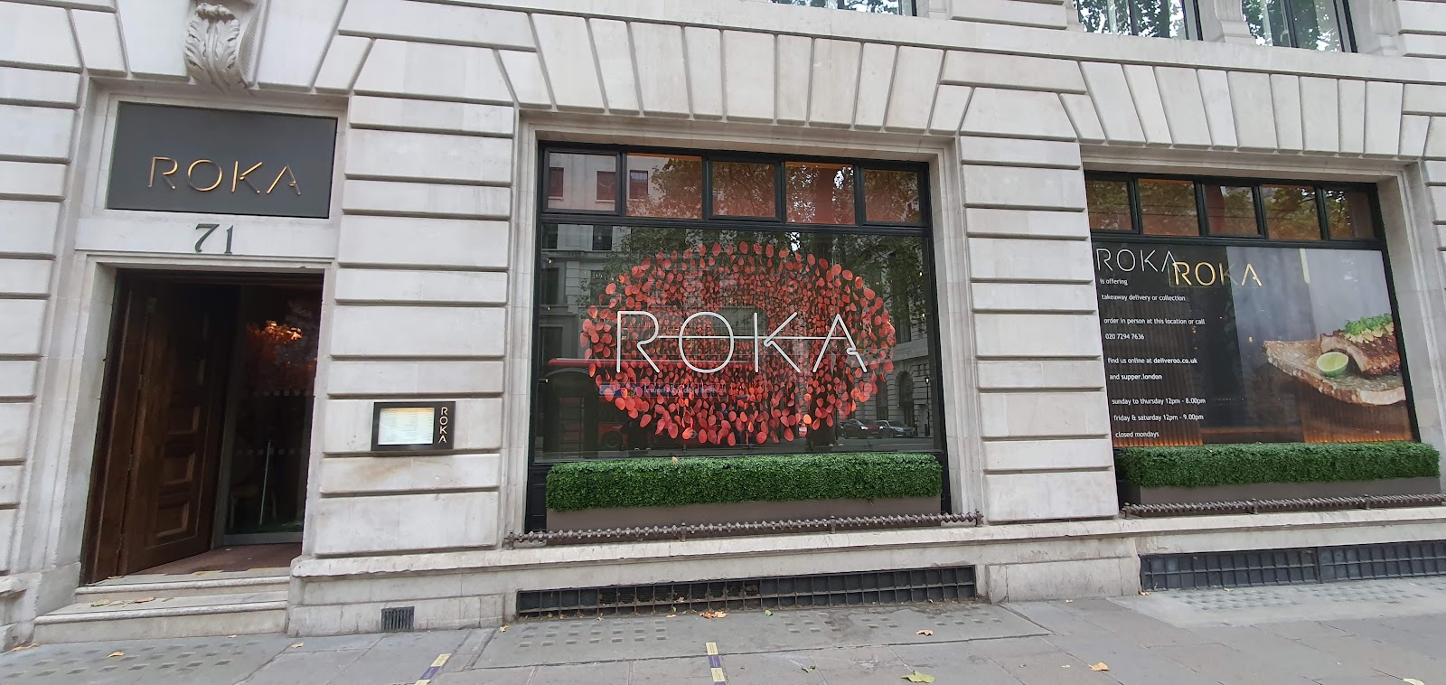 Roka Aldwych restaurant in Covent Garden, London