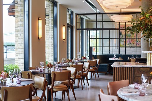 Sam's Riverside restaurant in Hammersmith, London