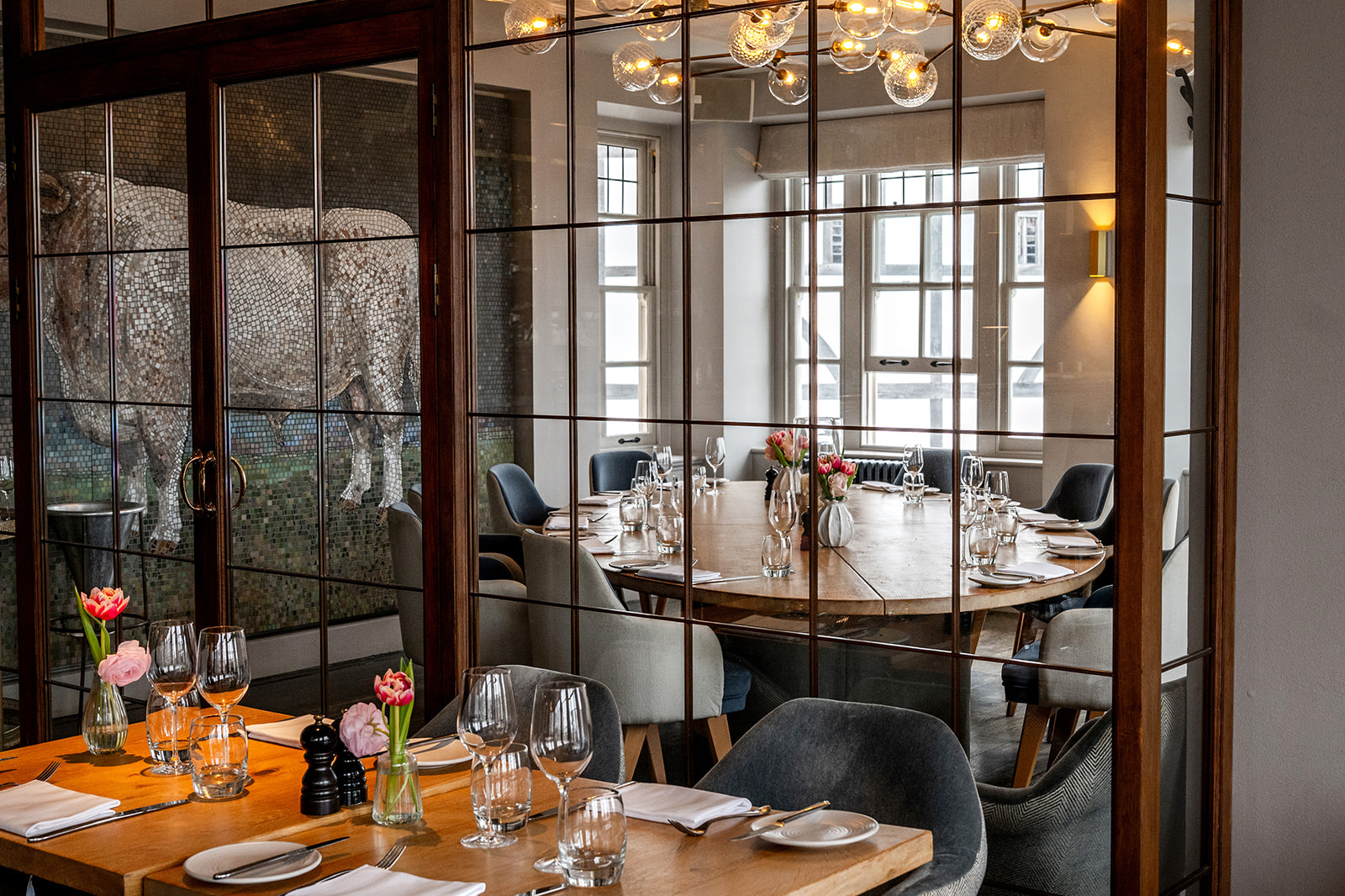 Swan at Shakespeare's Globe restaurant in Southwark, London