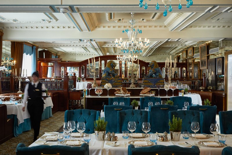 The English Grill restaurant in Victoria, London