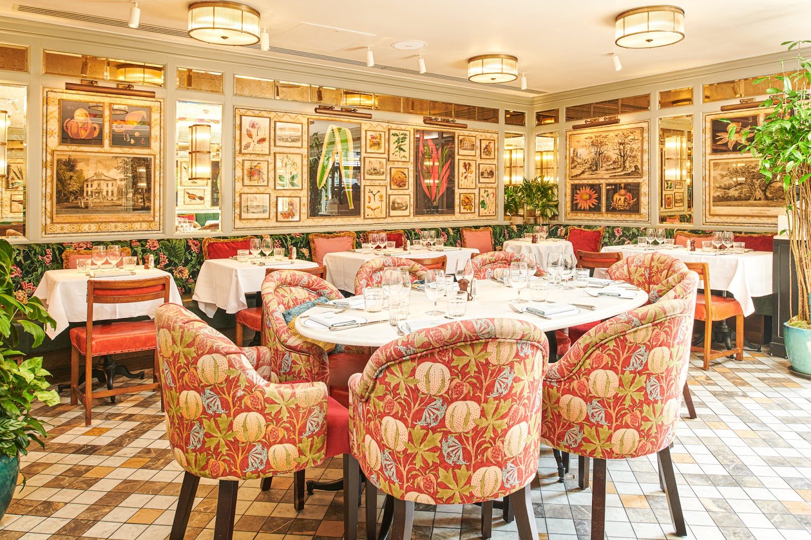 The Ivy Café Wimbledon restaurant in Wimbledon Village, London